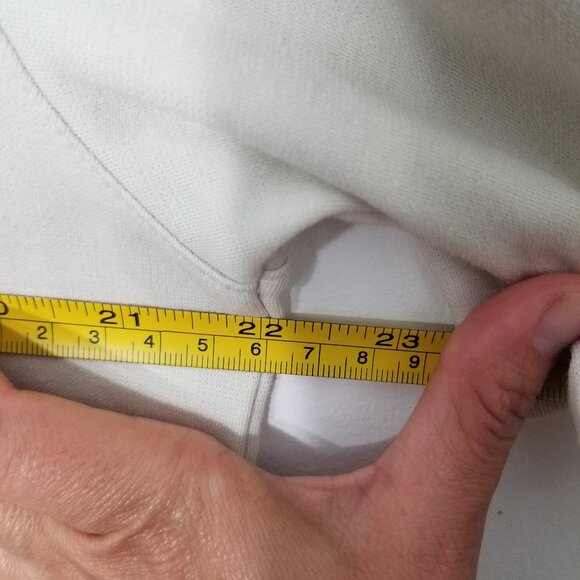 Covington 90s Mens Cream Polo Short Sleeve Two Button Cotton Blend Size Medium - Picture 8 of 8